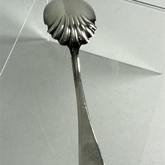 Vintage Rockford Sugar Spoon Rockport Silverplate S. P. Co 5 Star Line Flowers - Picture 3 of 11
